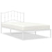 Cadru de pat din metal cu tăblie, alb, 107x203 cm - WALTI WALTI