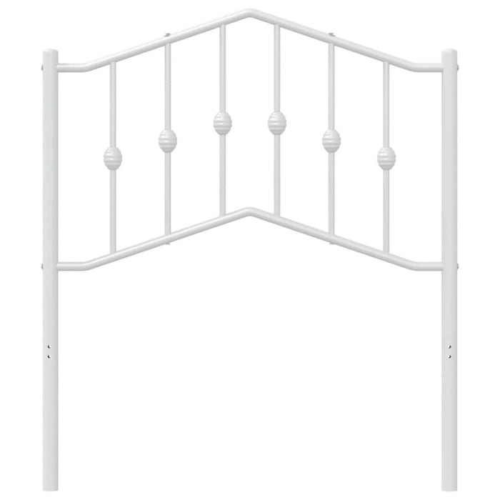 Tăblie de pat de schimb metalică, alb, 80 cm WALTI