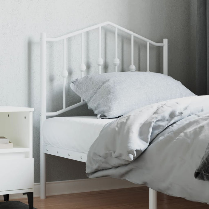 Tăblie de pat de schimb metalică, alb, 80 cm WALTI