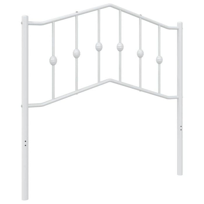 Tăblie de pat de schimb metalică, alb, 90 cm WALTI