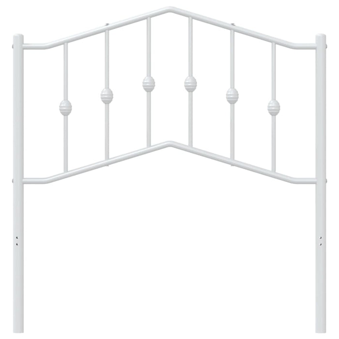Tăblie de pat de schimb metalică, alb, 90 cm WALTI