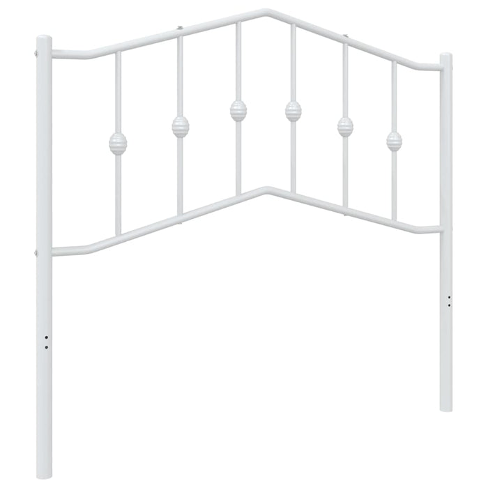 Tăblie de pat de schimb metalică, alb, 100 cm WALTI