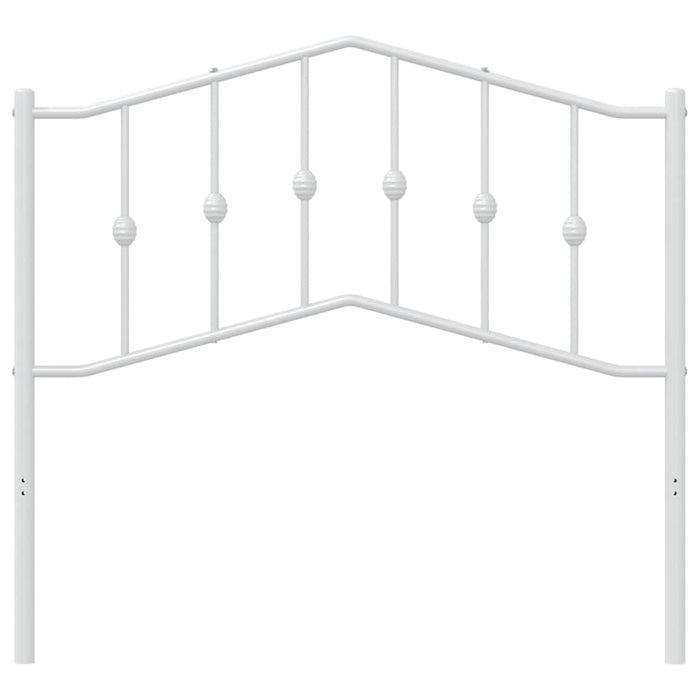 Tăblie de pat de schimb metalică, alb, 100 cm WALTI