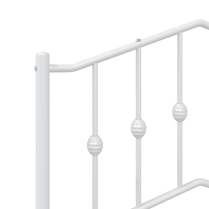 Tăblie de pat de schimb metalică, alb, 100 cm WALTI