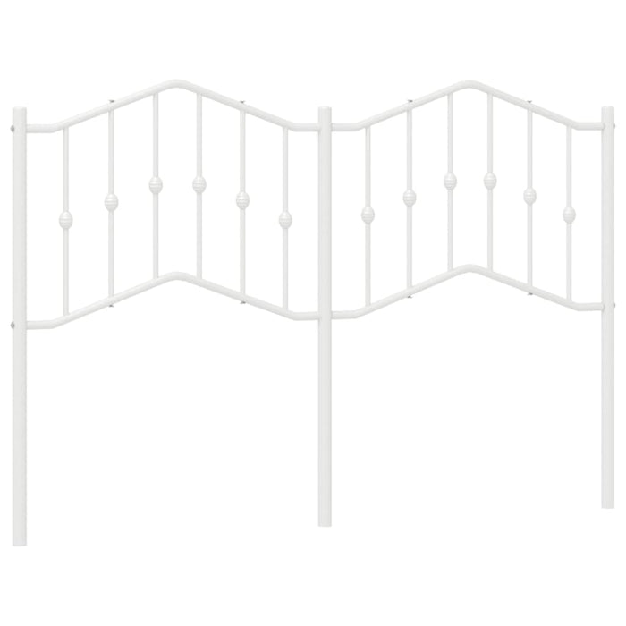Tăblie de pat de schimb metalică, alb, 140 cm WALTI