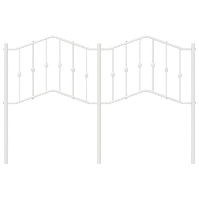 Tăblie de pat de schimb metalică, alb, 140 cm WALTI