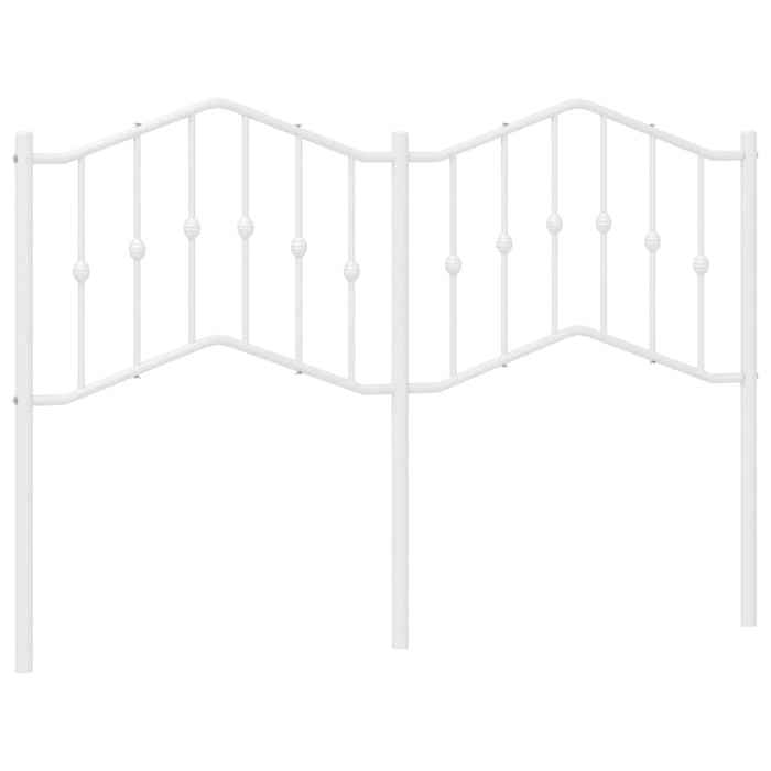 Tăblie de pat de schimb metalică, alb, 150 cm WALTI