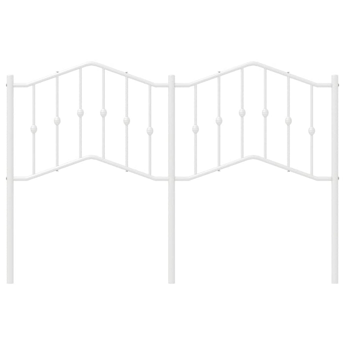 Tăblie de pat de schimb metalică, alb, 150 cm WALTI