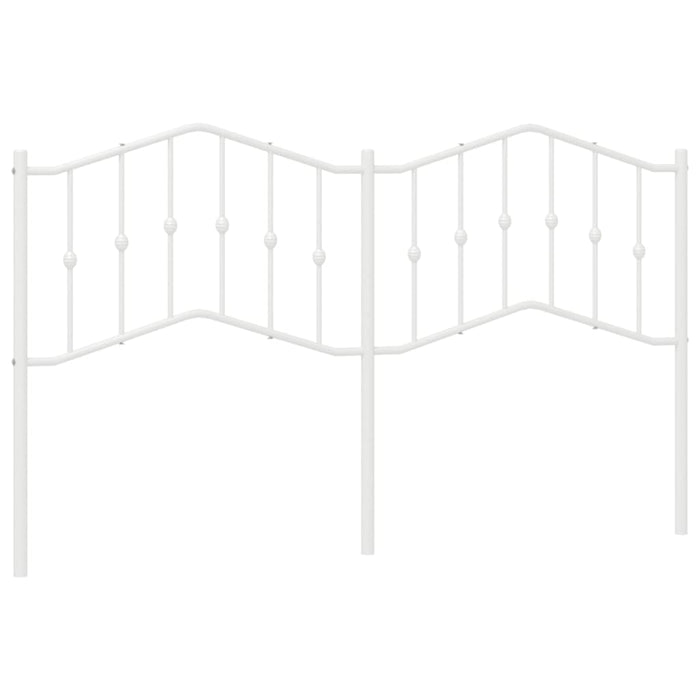 Tăblie de pat de schimb metalică, alb, 160 cm WALTI
