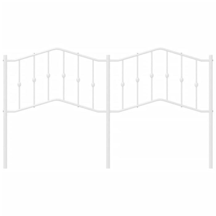 Tăblie de pat de schimb metalică, alb, 160 cm WALTI