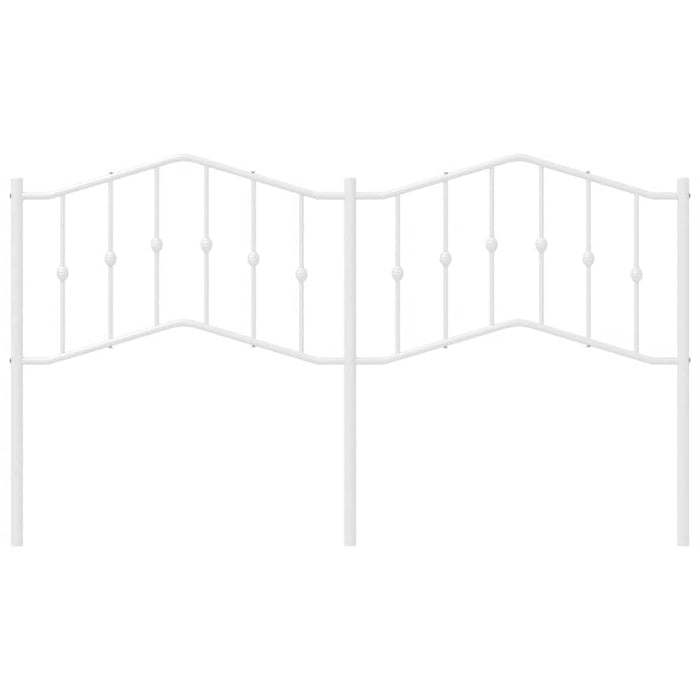 Tăblie de pat de schimb metalică, alb, 180 cm WALTI