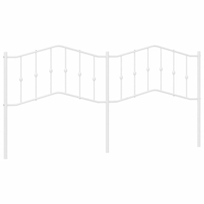 Tăblie de pat de schimb metalică, alb, 193 cm WALTI