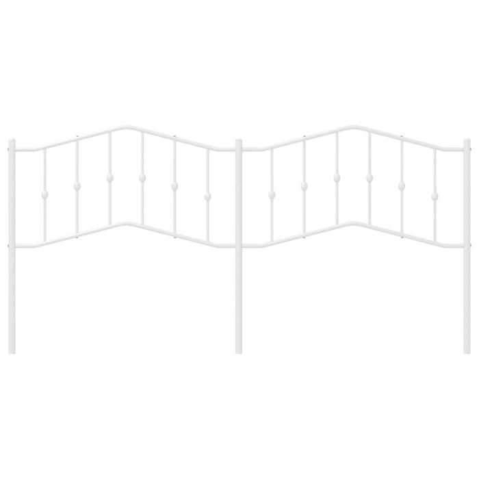 Tăblie de pat de schimb metalică, alb, 200 cm WALTI