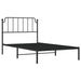 Cadru de pat din metal cu tăblie, negru, 107x203 cm - WALTI WALTI