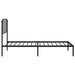 Cadru de pat din metal cu tăblie, negru, 107x203 cm - WALTI WALTI