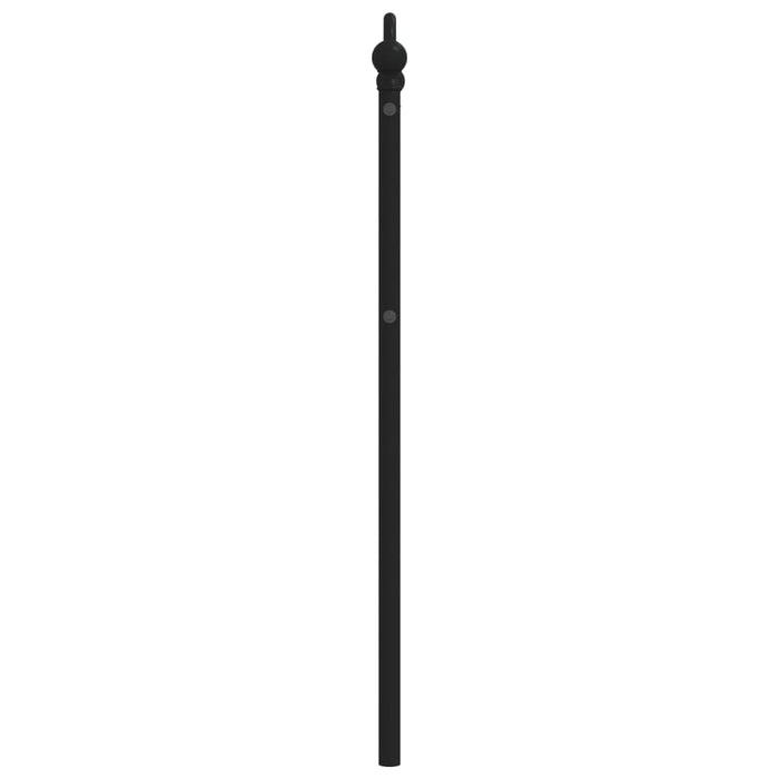 Tăblie de pat metalică, negru, 75 cm - WALTI WALTI