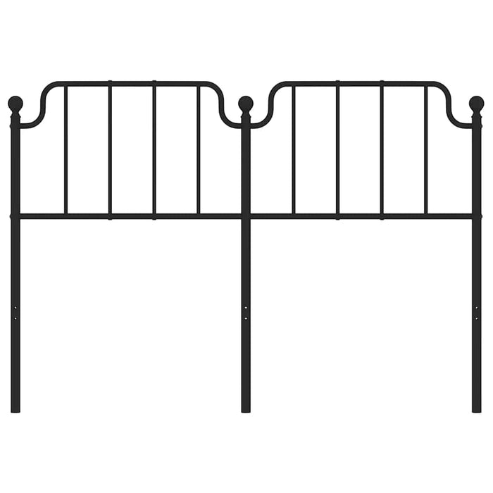 Tăblie de pat de schimb metalică, negru, 135 cm WALTI