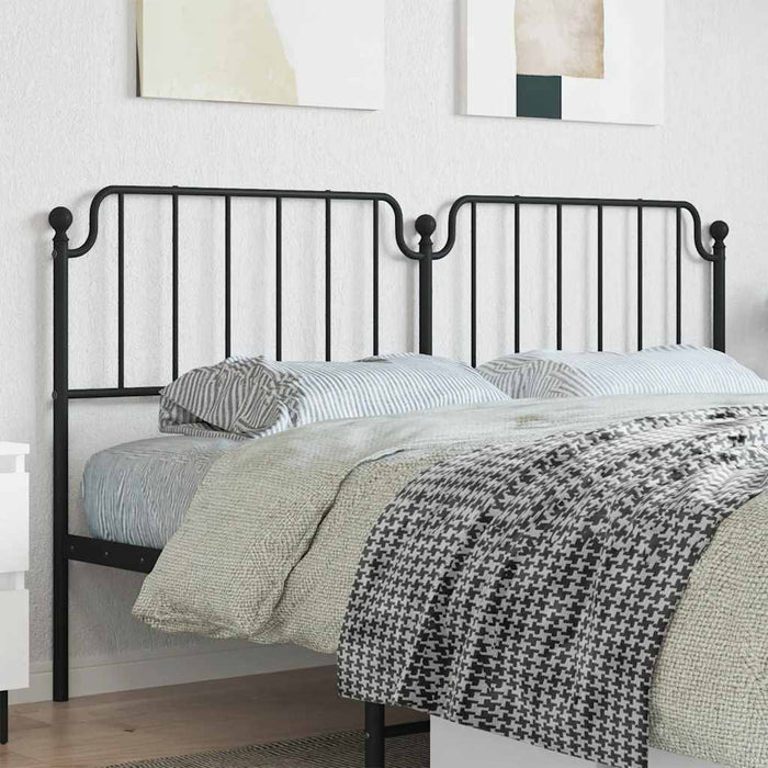 Tăblie de pat de schimb metalică, negru, 180 cm - WALTI WALTI