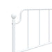 Cadru de pat din metal cu tăblie, alb, 100x200 cm - WALTI WALTI
