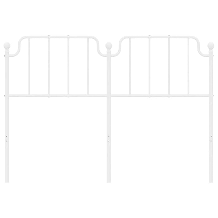 Tăblie de pat de schimb metalică, alb, 135 cm WALTI
