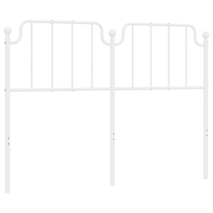 Tăblie de pat de schimb metalică, alb, 150 cm WALTI