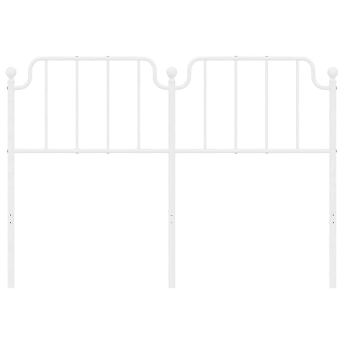 Tăblie de pat de schimb metalică, alb, 150 cm WALTI