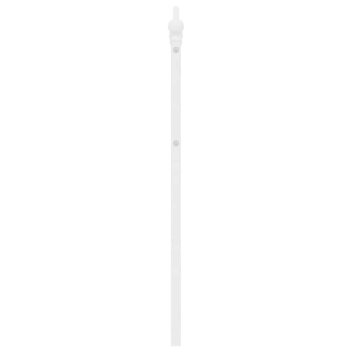 Tăblie de pat de schimb metalică, alb, 150 cm WALTI