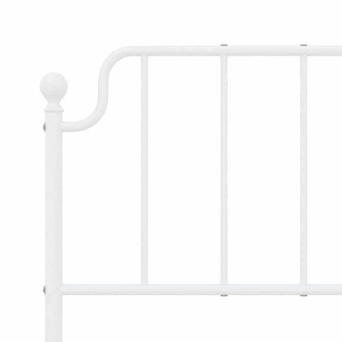 Tăblie de pat de schimb metalică, alb, 150 cm WALTI