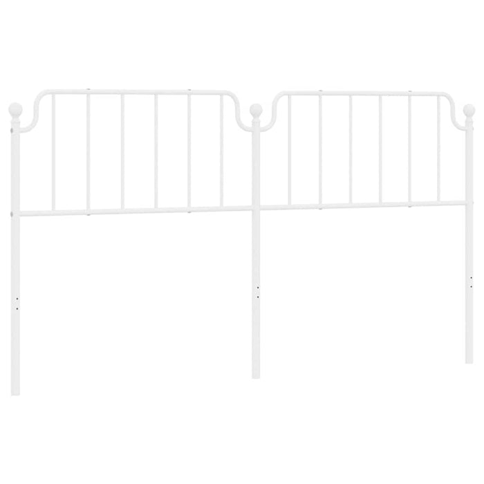 Tăblie de pat de schimb metalică, alb, 180 cm WALTI