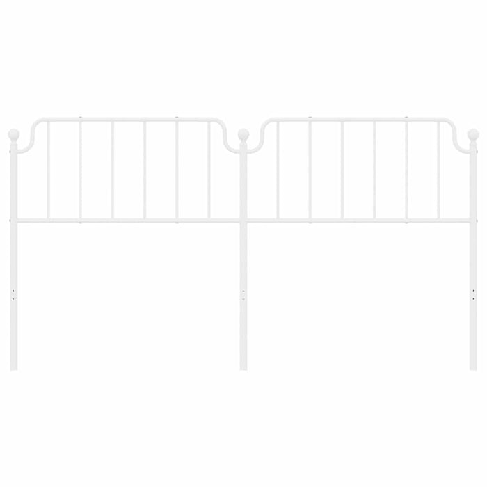 Tăblie de pat de schimb metalică, alb, 180 cm WALTI