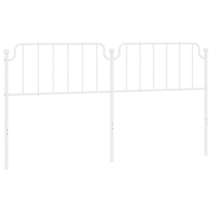 Tăblie de pat de schimb metalică, alb, 193 cm WALTI
