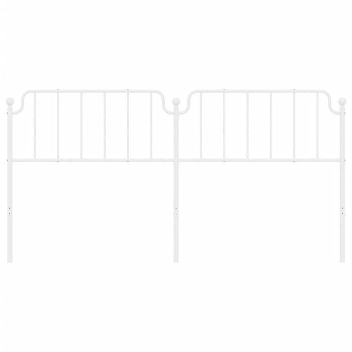 Tăblie de pat de schimb metalică, alb, 200 cm WALTI