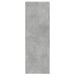 Dulap cu uși din sticlă, gri beton, 35x37x109 cm - WALTI WALTI