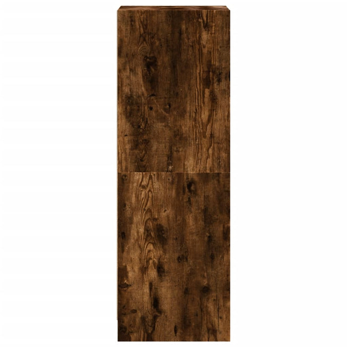 Dulap cu uși din sticlă, stejar fumuriu, 35x37x109 cm - WALTI WALTI