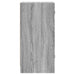 Dulap lateral cu uși din sticlă, gri sonoma, 35x37x75,5 cm - WALTI WALTI
