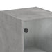 Dulap cu uși din sticlă, gri beton, 35x37x142 cm - WALTI WALTI