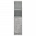 Dulap cu ușă din sticlă, gri beton, 35x37x142 cm - WALTI WALTI
