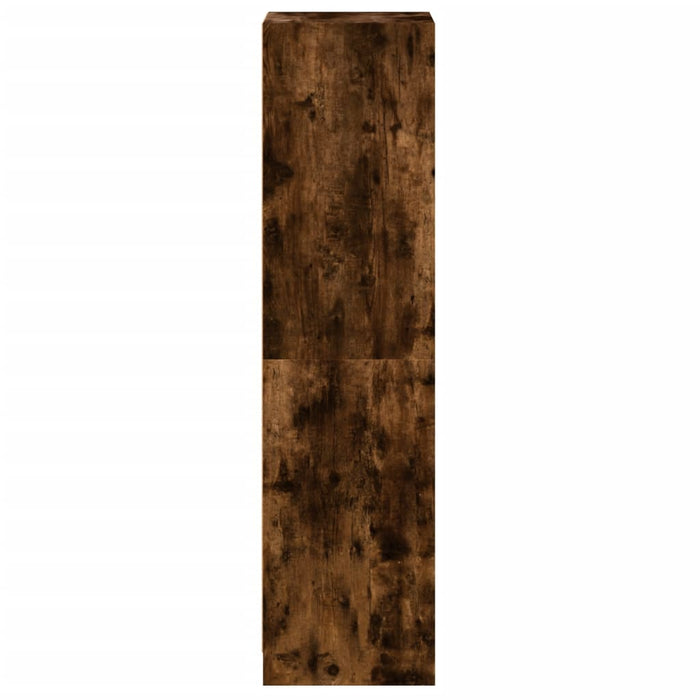 Dulap cu ușă din sticlă, stejar fumuriu, 35x37x142 cm - WALTI WALTI