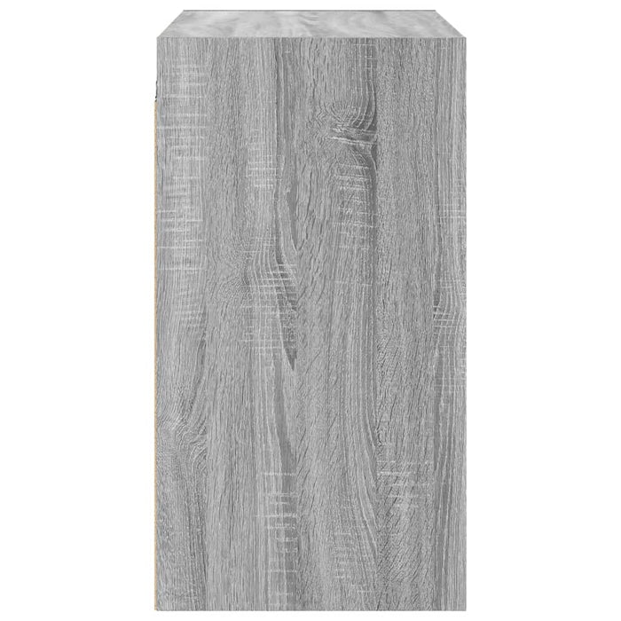 Dulap de perete cu uși din sticlă, gri sonoma, 68x37x68,5 cm - WALTI WALTI