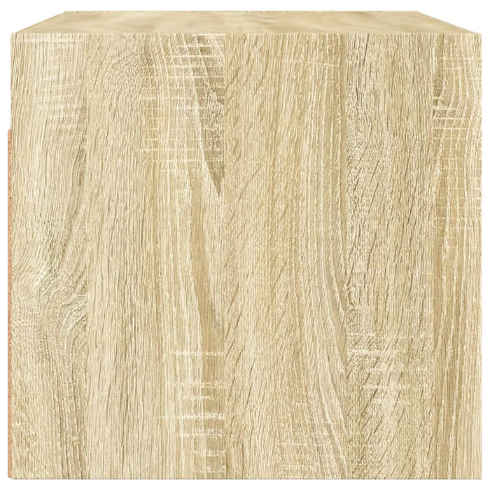 Dulap de perete cu uși din sticlă, stejar sonoma, 68,5x37x35 cm - WALTI WALTI