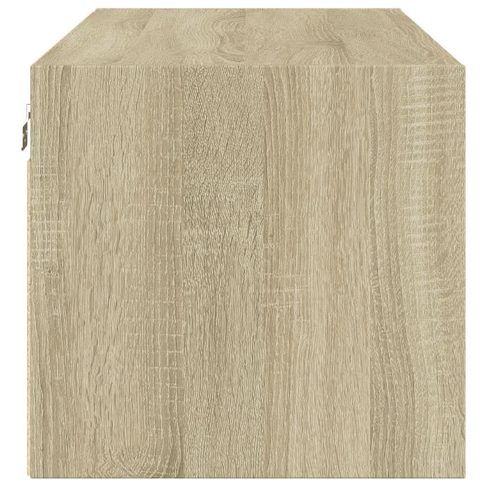 Dulap de perete cu uși din sticlă, stejar sonoma, 102x37x35 cm - WALTI WALTI