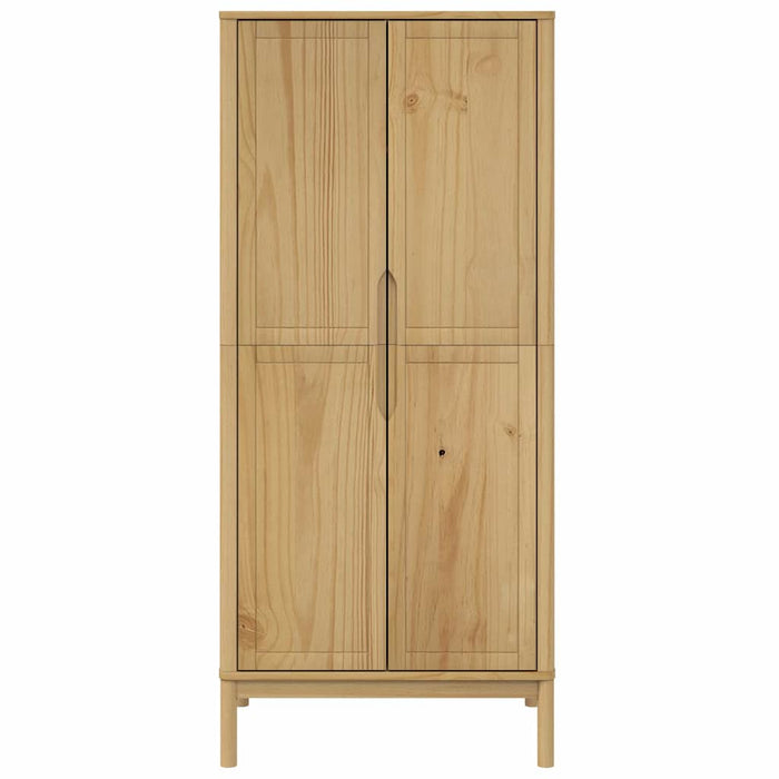 Șifonier "FLORO", maro ceruit, 77x53x171 cm, lemn masiv pin WALTI