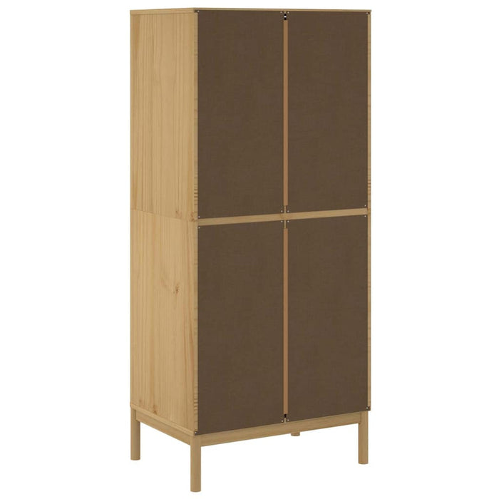 Șifonier "FLORO", maro ceruit, 77x53x171 cm, lemn masiv pin WALTI