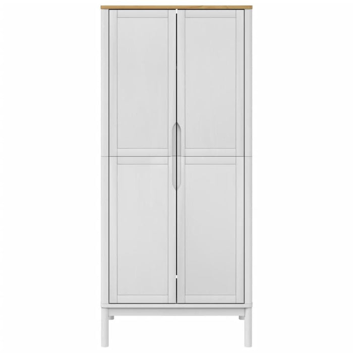 Șifonier "FLORO", alb, 77x53x171 cm, lemn masiv pin - WALTI WALTI