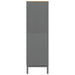 Șifonier "FLORO", gri, 77x53x171 cm, lemn masiv pin - WALTI WALTI