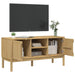 Dulap TV "FLORO", maro ceruit, 114x43x55 cm, lemn masiv de pin - WALTI WALTI