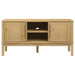 Dulap TV "FLORO", maro ceruit, 114x43x55 cm, lemn masiv de pin - WALTI WALTI