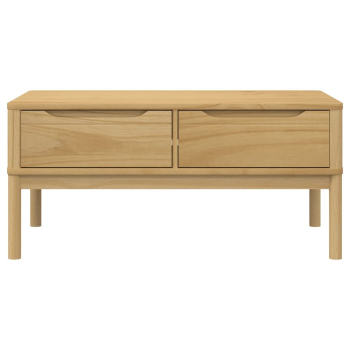 Măsuță cafea "FLORO", maro ceruit 99x55,5x45 cm lemn masiv pin - WALTI WALTI