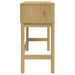 Măsuță consolă FLORO maro ceară 89,5x36,5x73 cm lemn masiv pin - WALTI WALTI