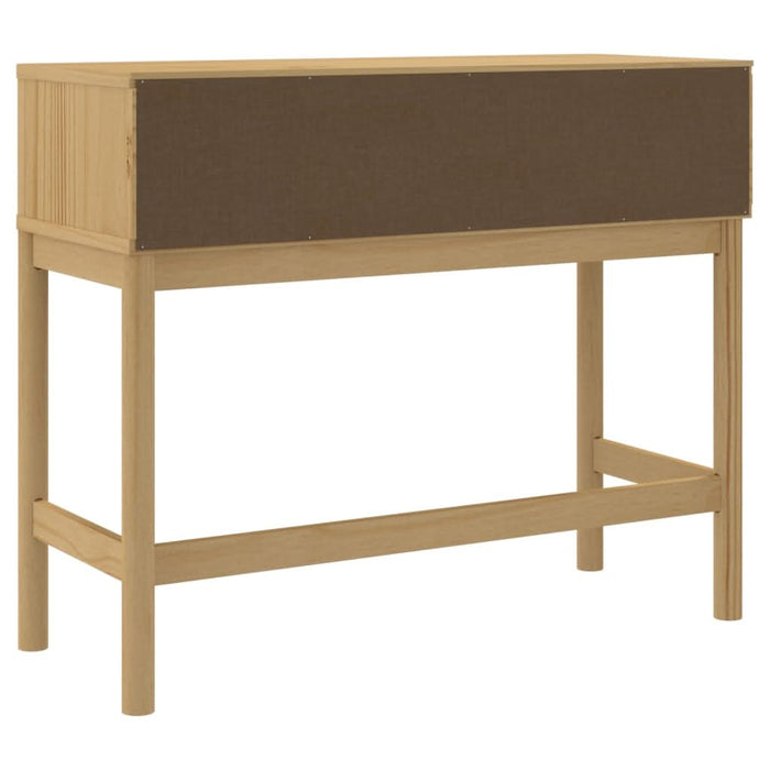 Măsuță consolă FLORO maro ceară 89,5x36,5x73 cm lemn masiv pin - WALTI WALTI